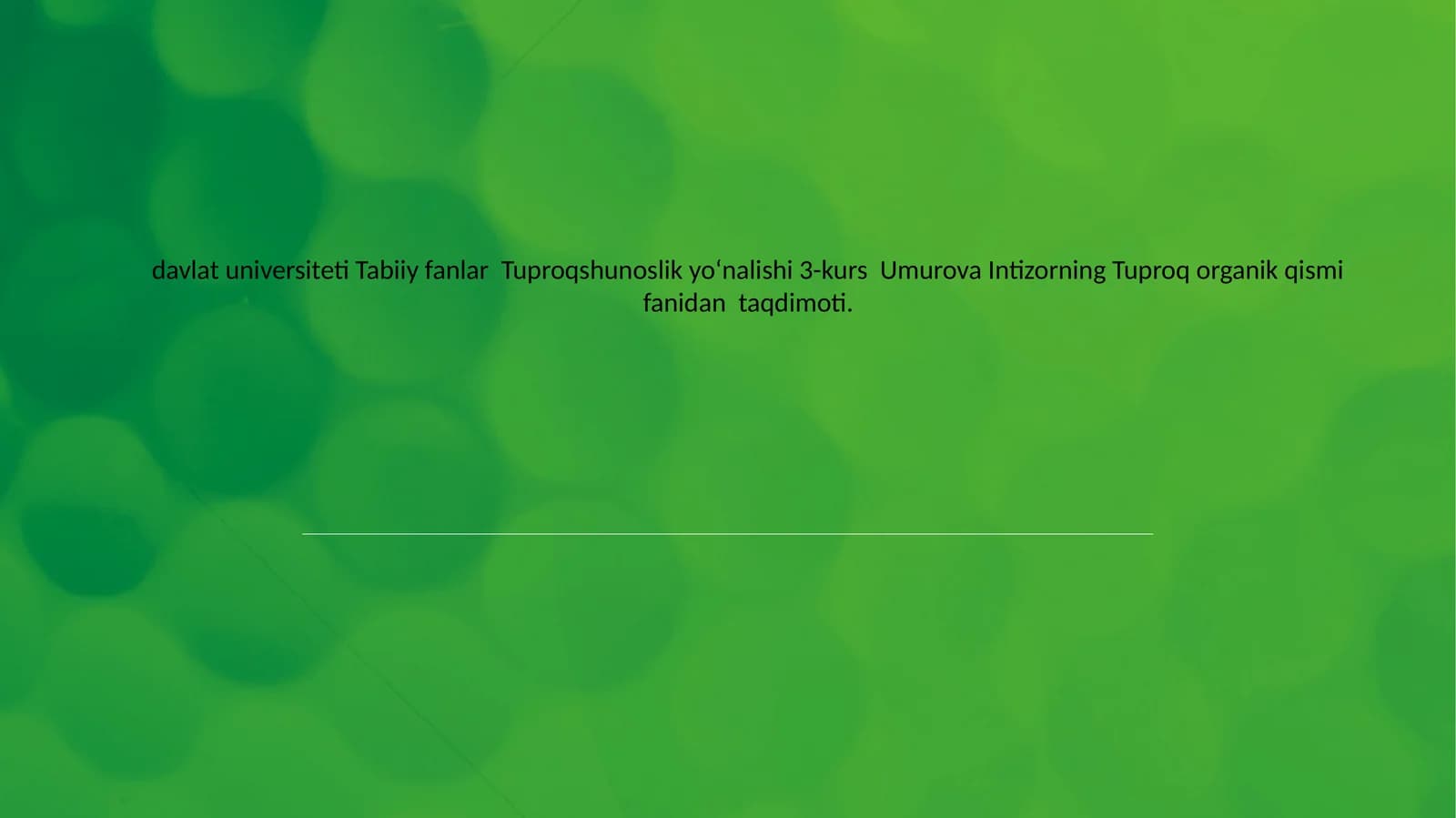Biogumusning qishloq xoʻjaligidagi ahamiyati