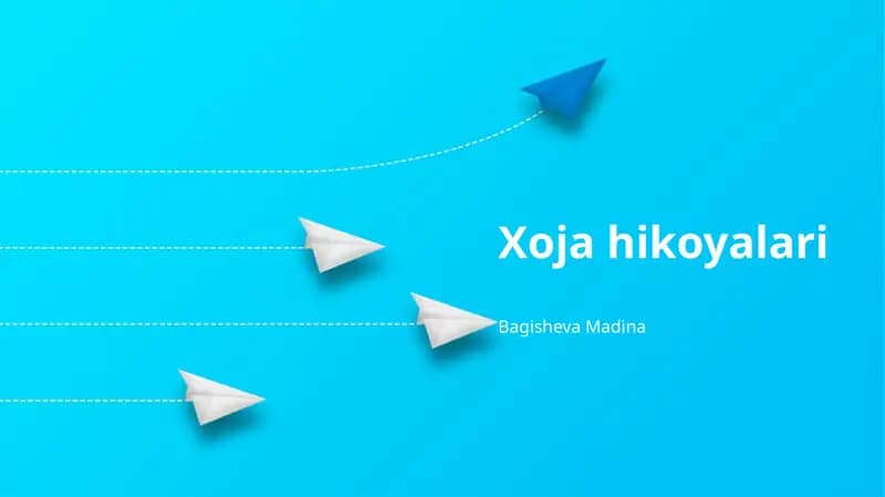 Xoja hikoyalari