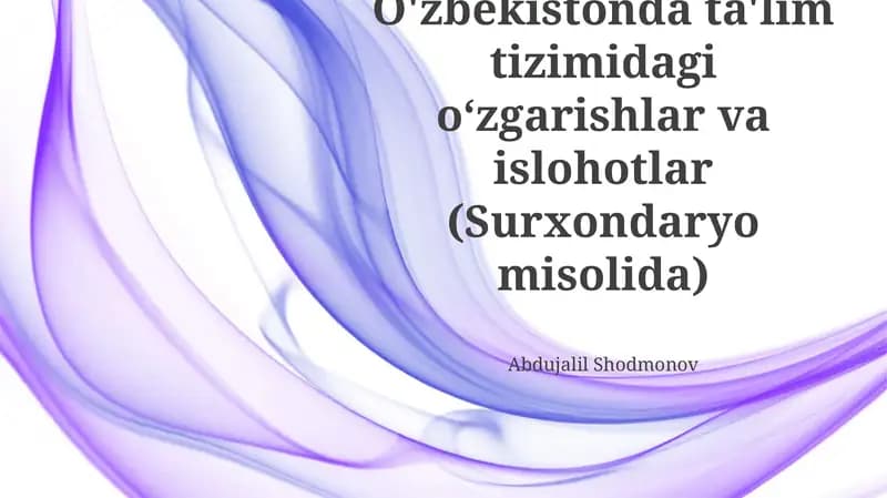 Yangi pedagogik yondashuvlar va innovatsiyalar