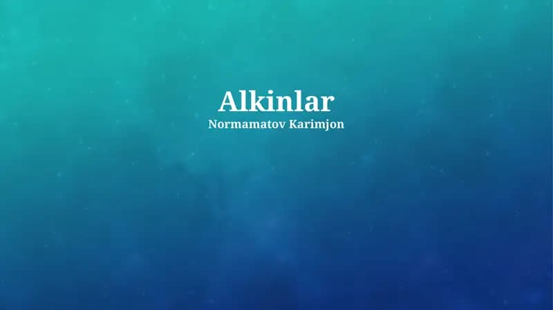 Alkinlar