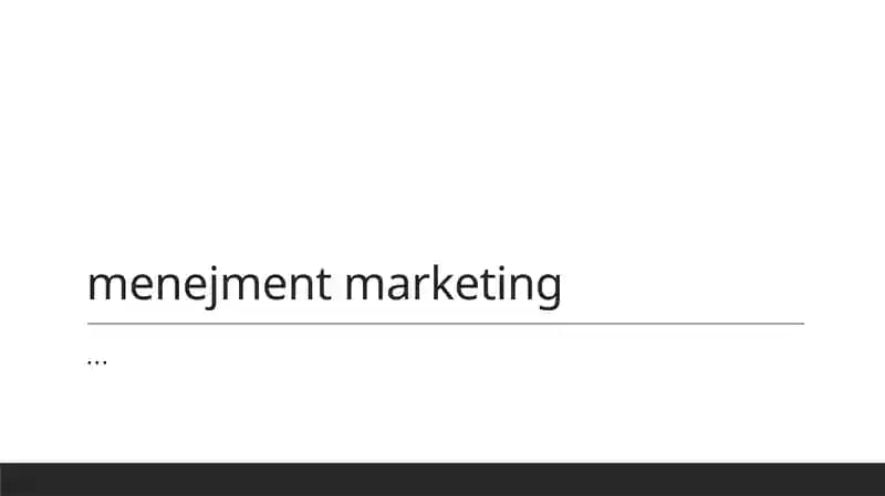 Marketing strategiyalarini rejalashtirish