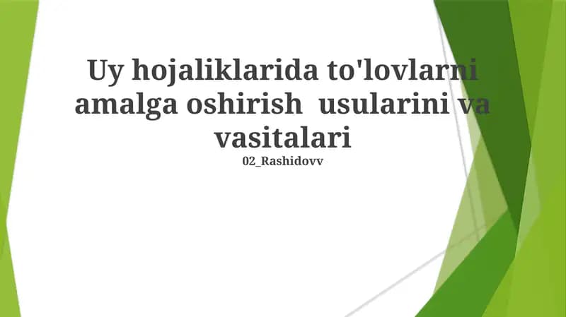 Raqamli To'lov Strategiyalari