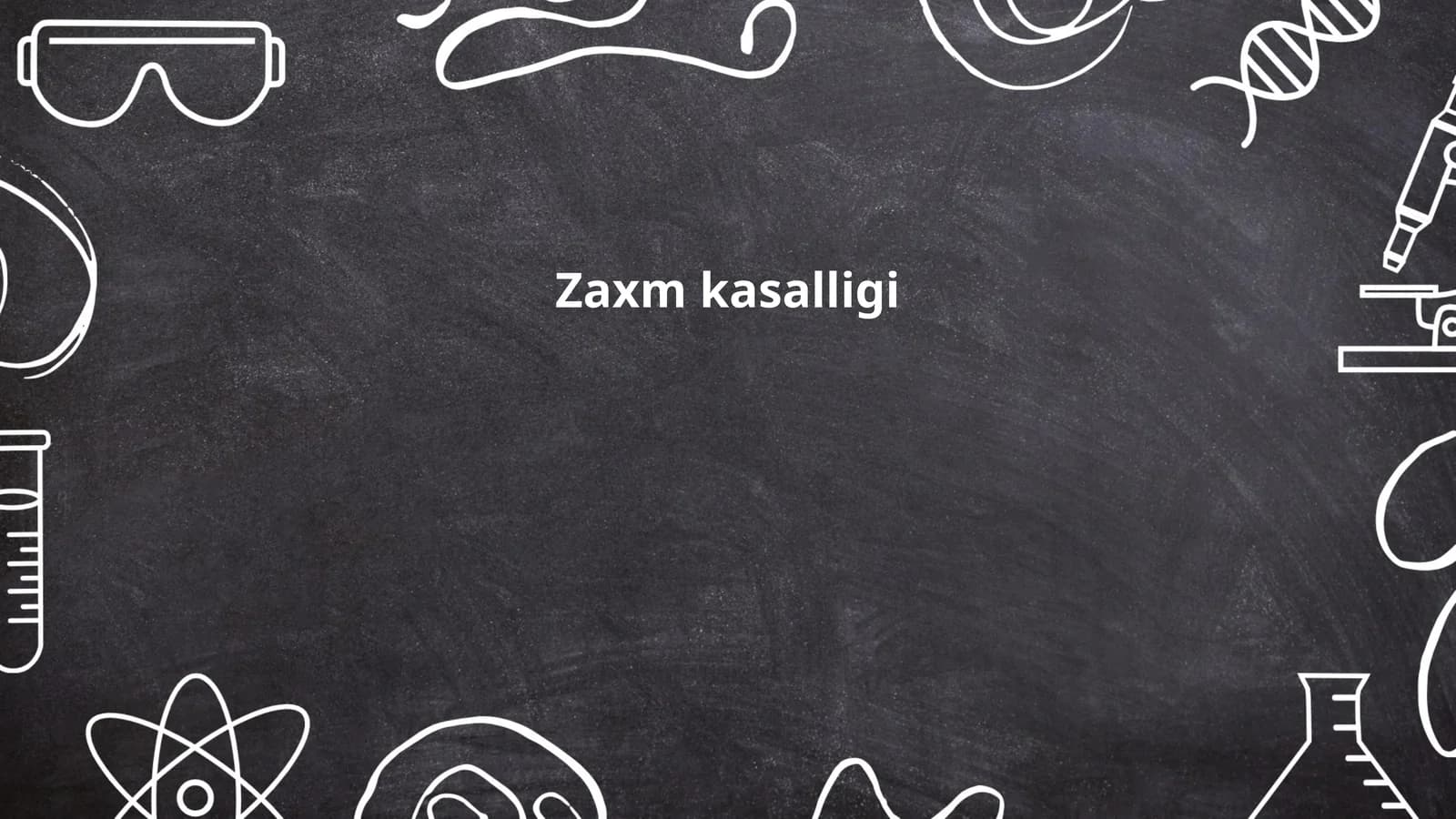 Zaxm kasalligi