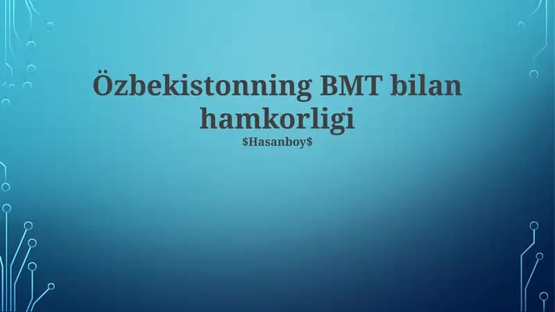 Insoniy va Tinchlikparvar Hamkorliklar