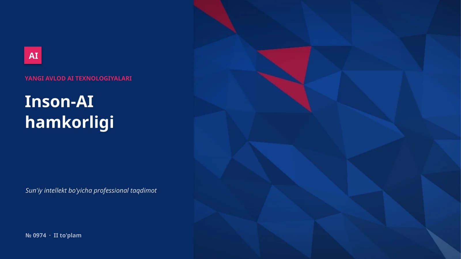 YANGI AVLOD AI TEXNOLOGIYALARI