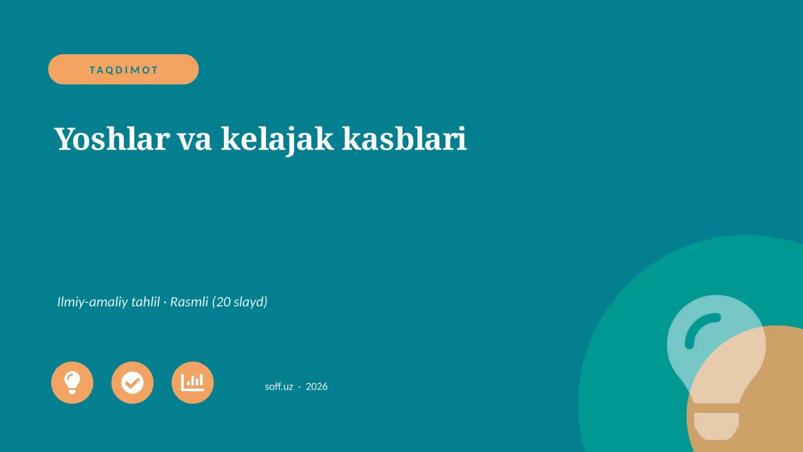Yoshlar va kelajak kasblari