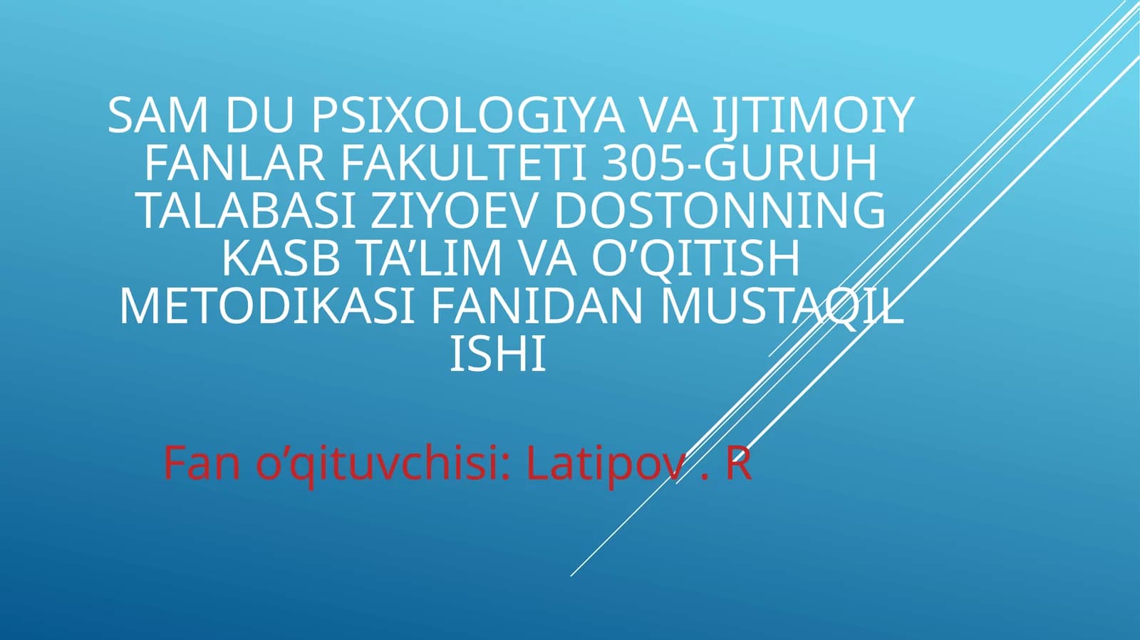 Bolalarning qarovsiz qolishi sabablari va ularga yordam berishda ijtimoiy ishchining roli