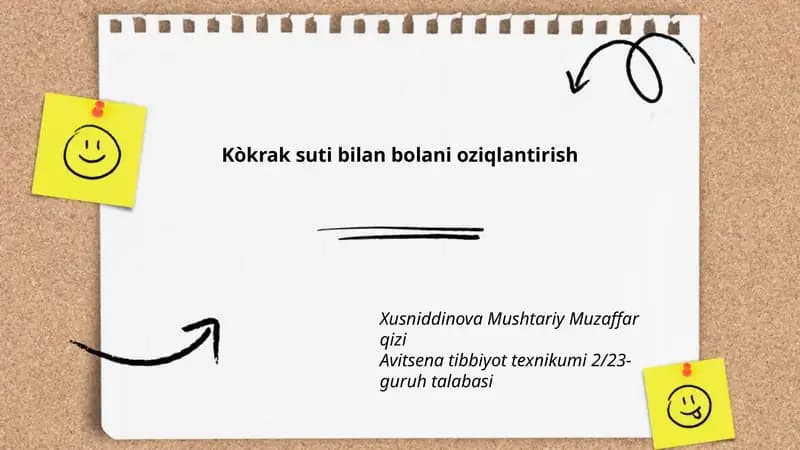 Kòkrak suti bilan bolani oziqlantirish