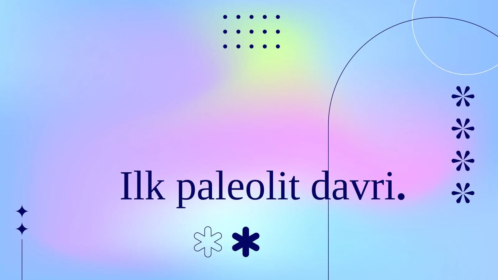 Ilk paleolit davri