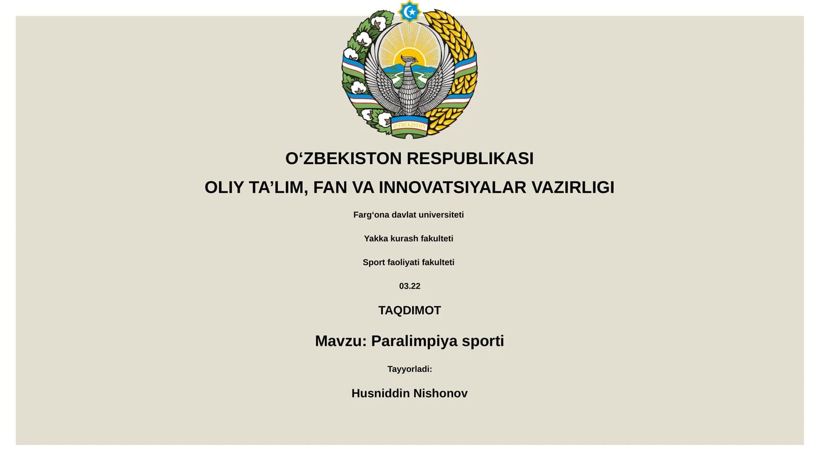 Paralimpiya sporti
