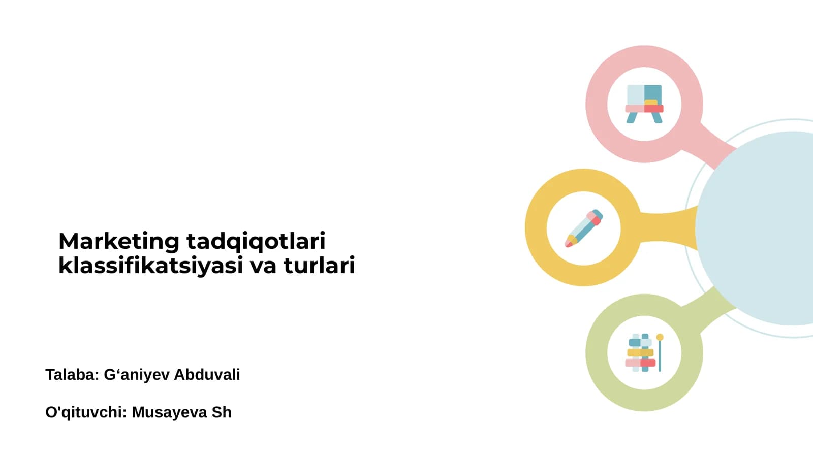 Marketing tadqiqotlari klassifikatsiyasi va turlari