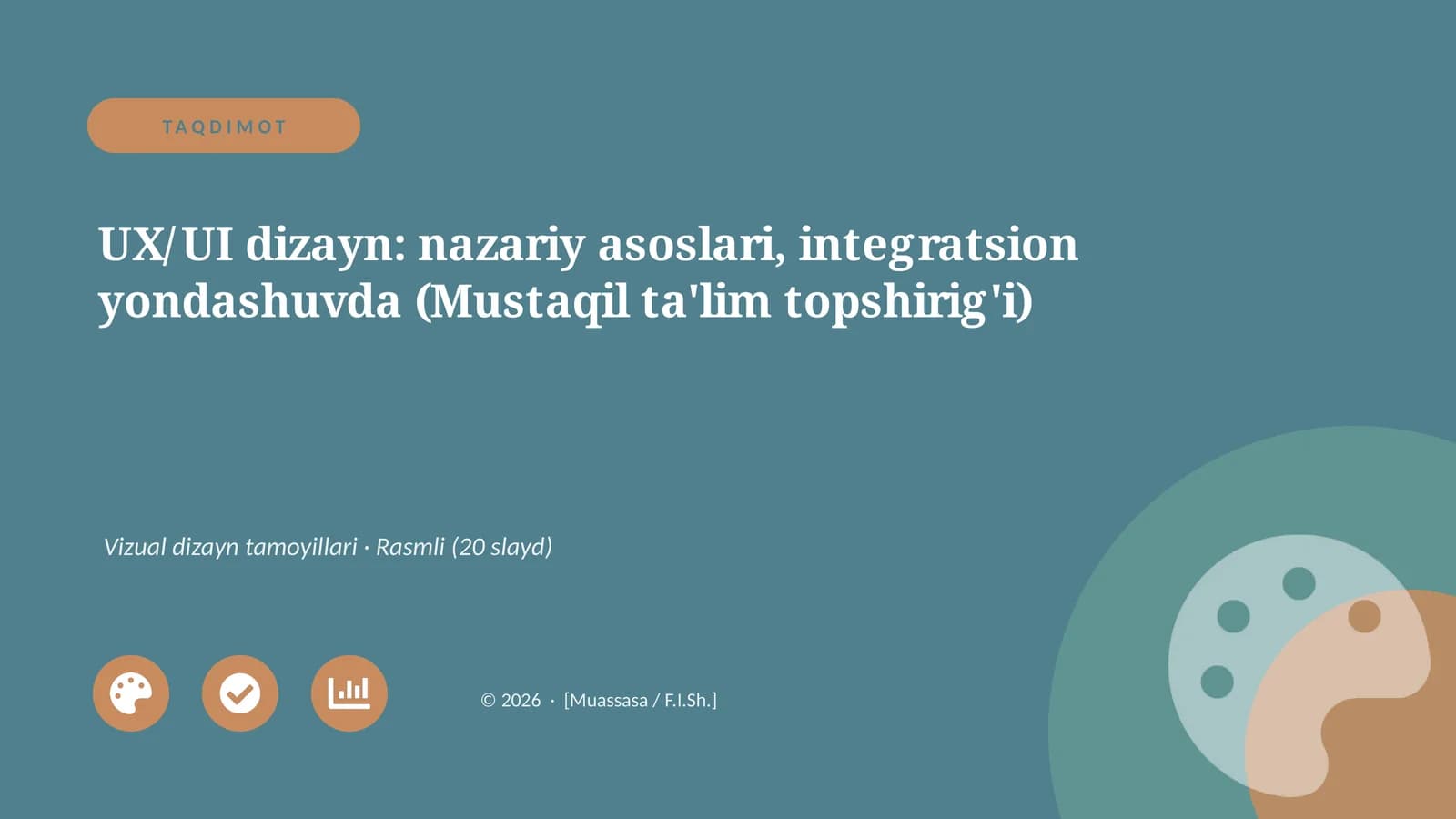 UX/UI dizayn: nazariy asoslari