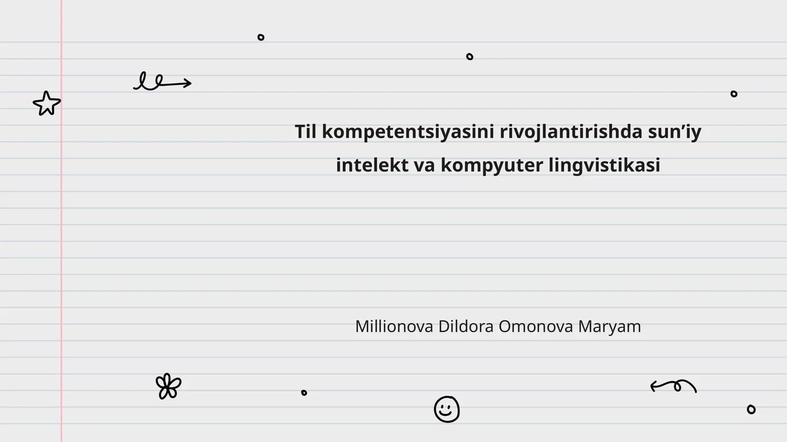 Til kompetentsiyasini rivojlantirishda sun’iy intelekt va kompyuter lingvistikasi