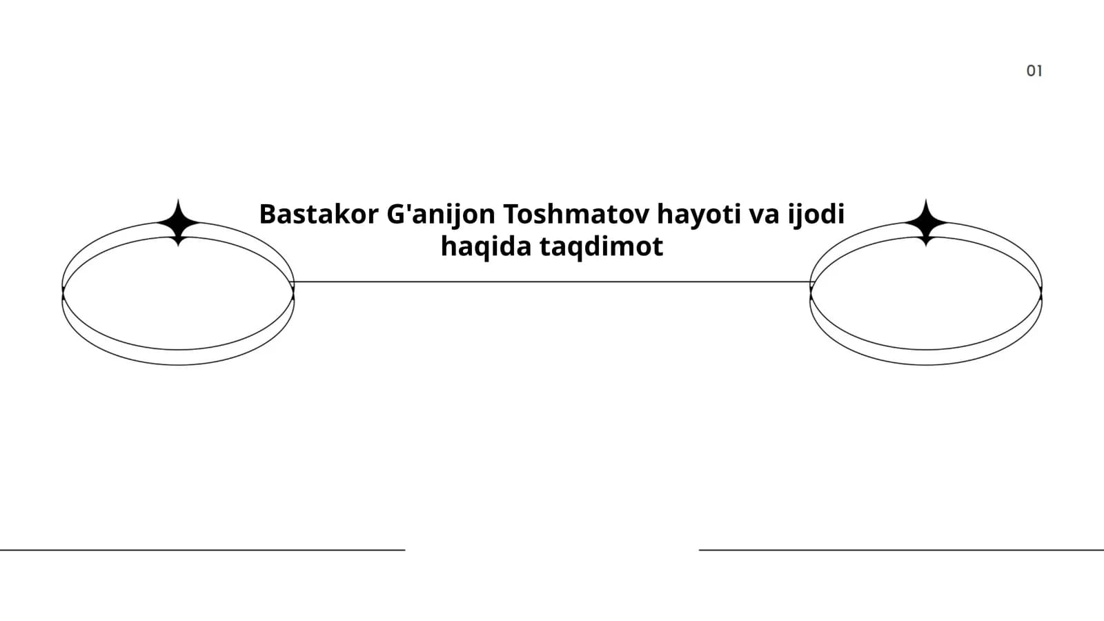 Bastakor G'anijon Toshmatov hayoti va ijodi haqida taqdimot