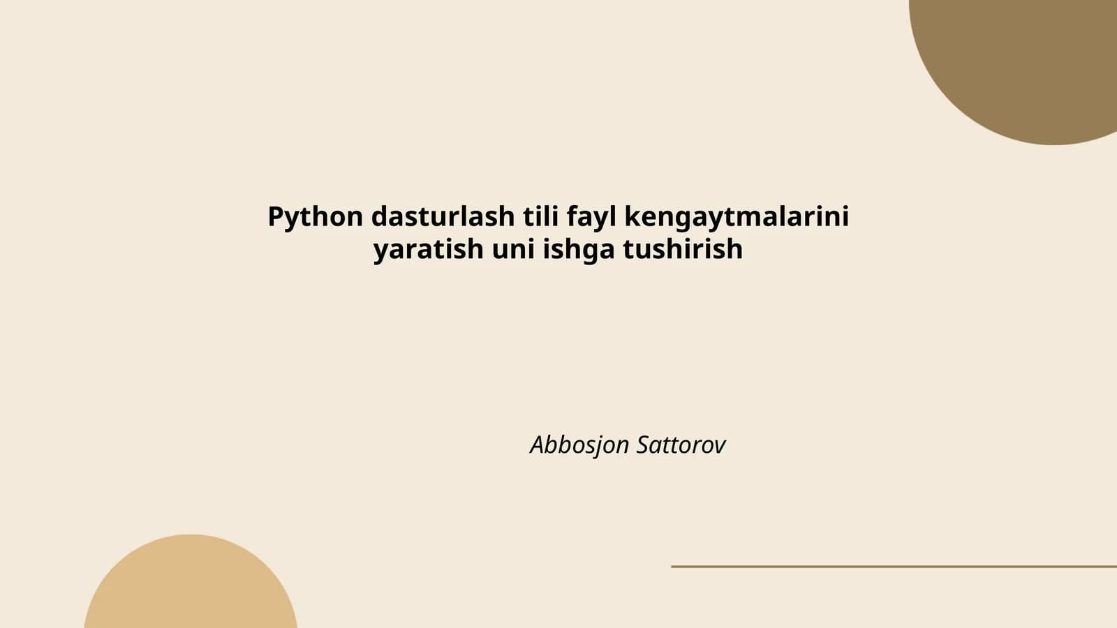 Python dastur kodlarining fayl kengaytmalari