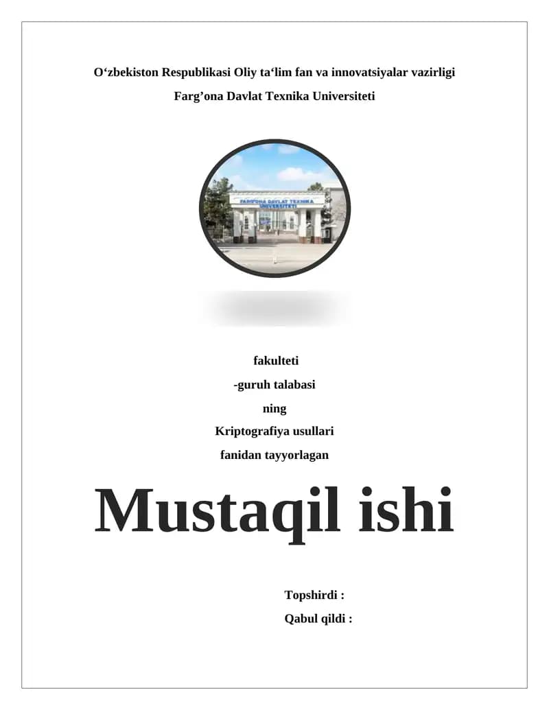 DES algoritmining ishlash prinsipi va zaif tomonlari