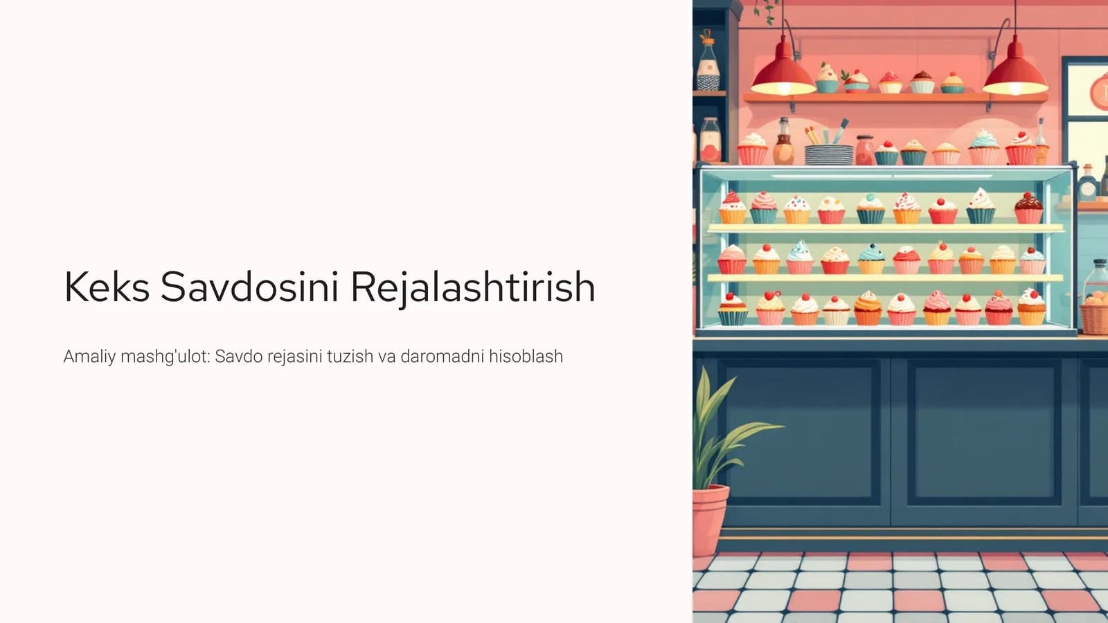Keks Savdosini Rejalashtirish