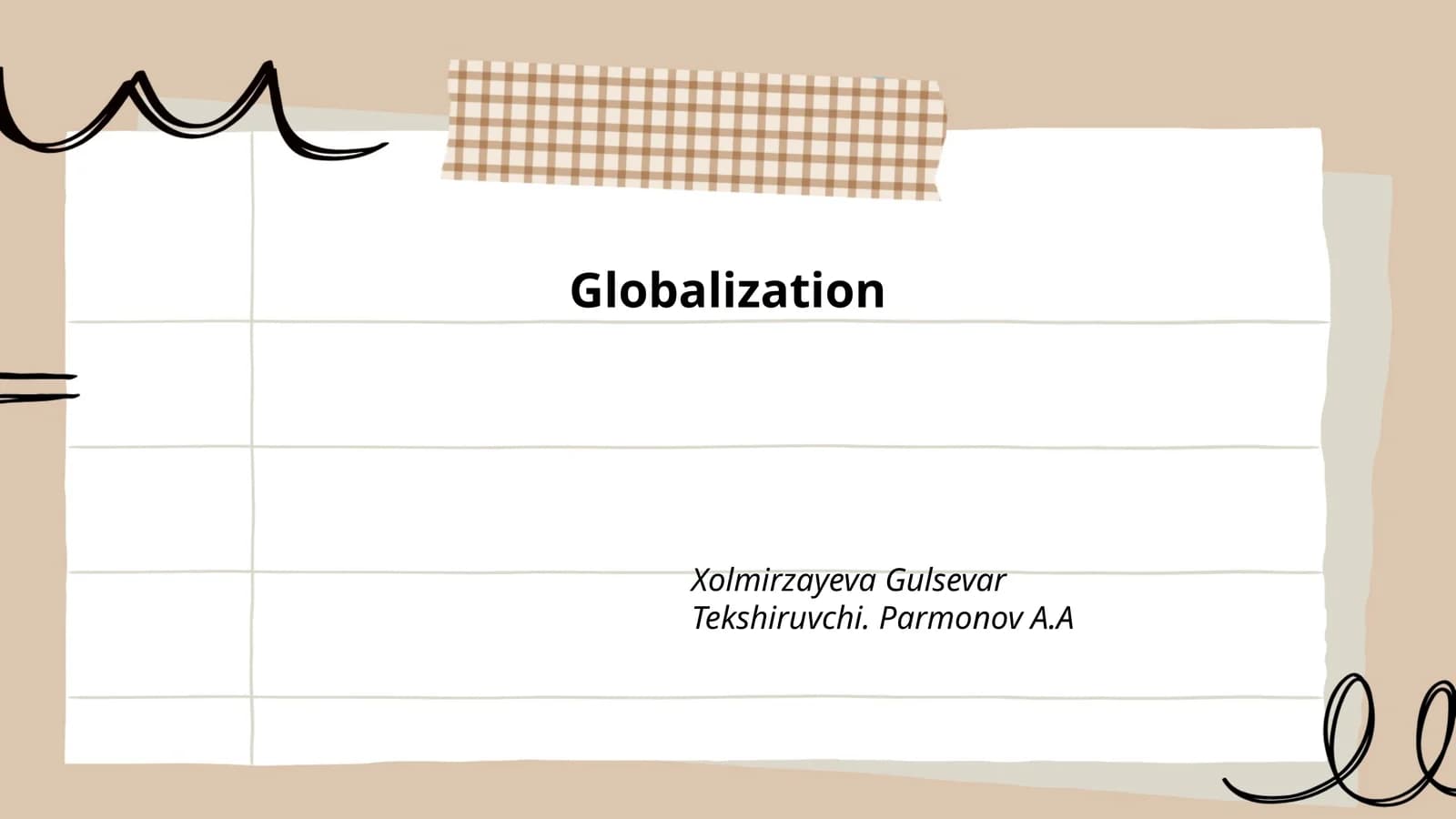 Globalization