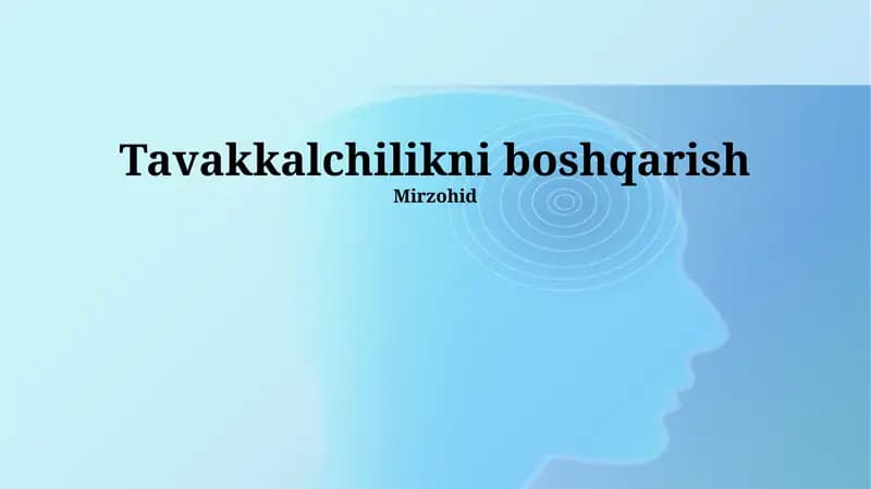 Xavfni boshqarish rejasi