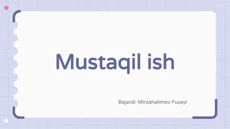 Nafas olish organlari kasalliklarida funksional-instrumental testlar natijalarini talqin qilish