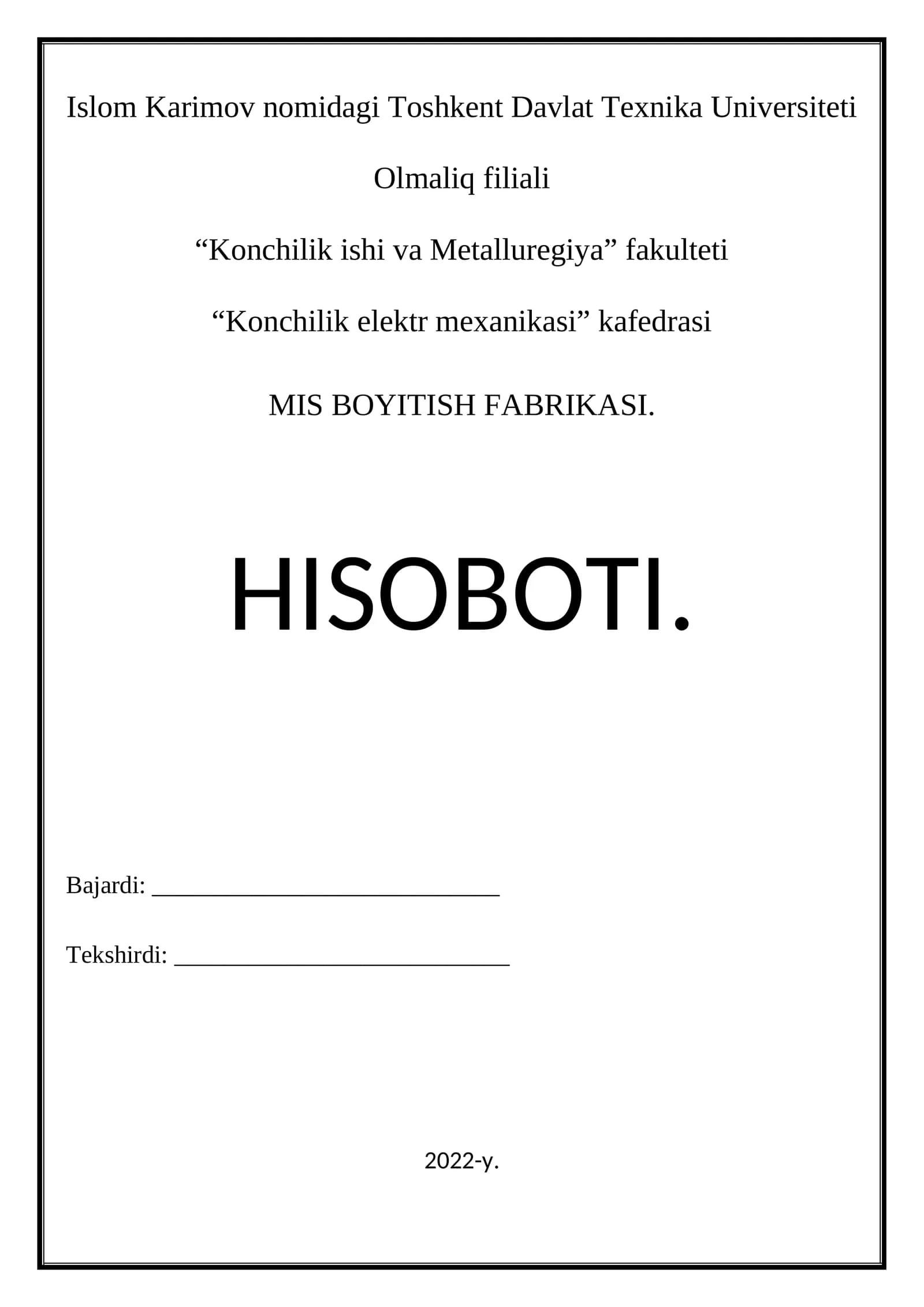MIS BOYITISH FABRIKASI