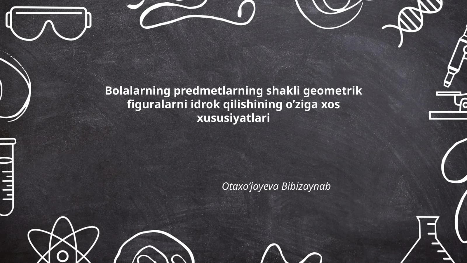 Bolalarning predmetlarning shakli geometrik figuralarni idrok qilishining oʼziga xos xususiyatlari
