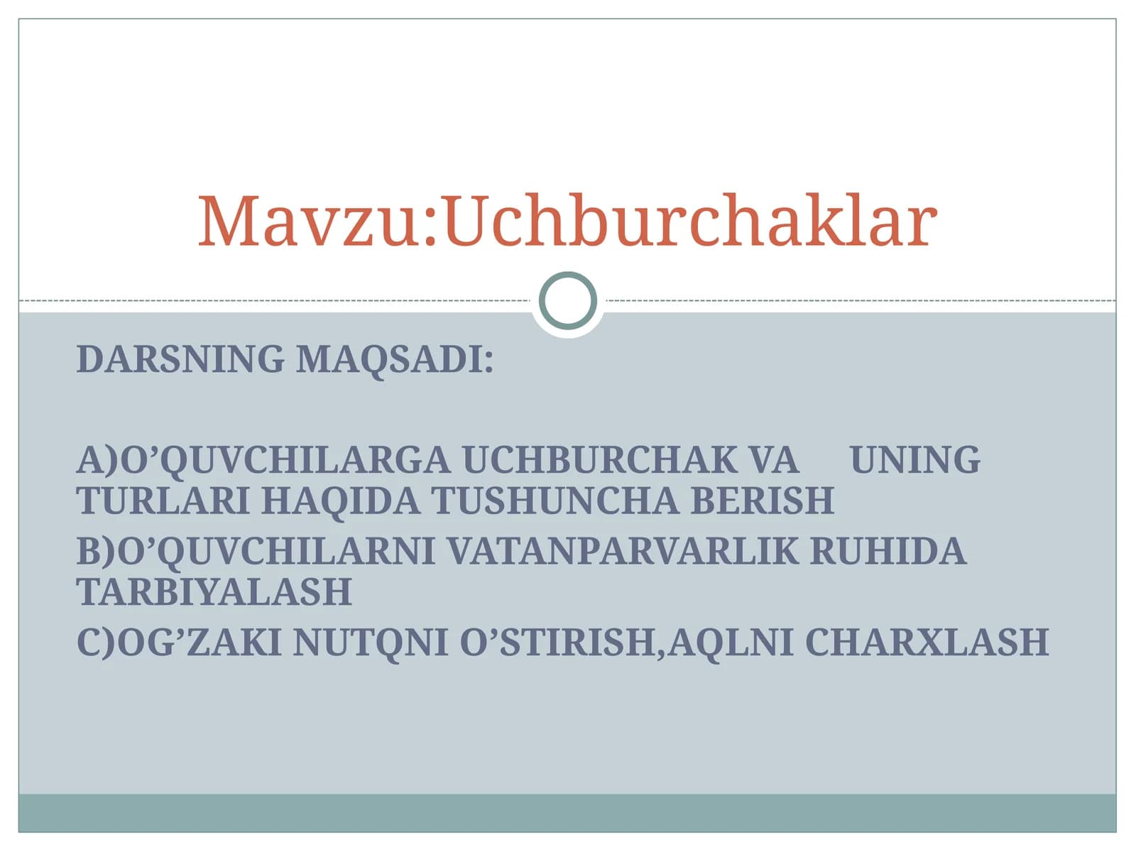 Uchburchaklar