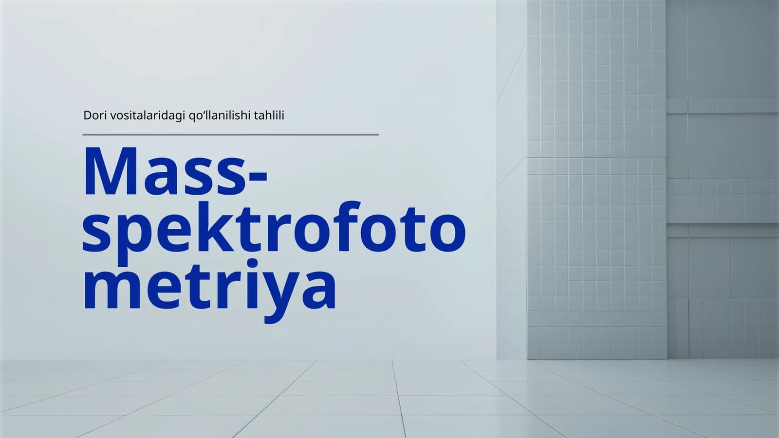 Mass-spektrofotometriya