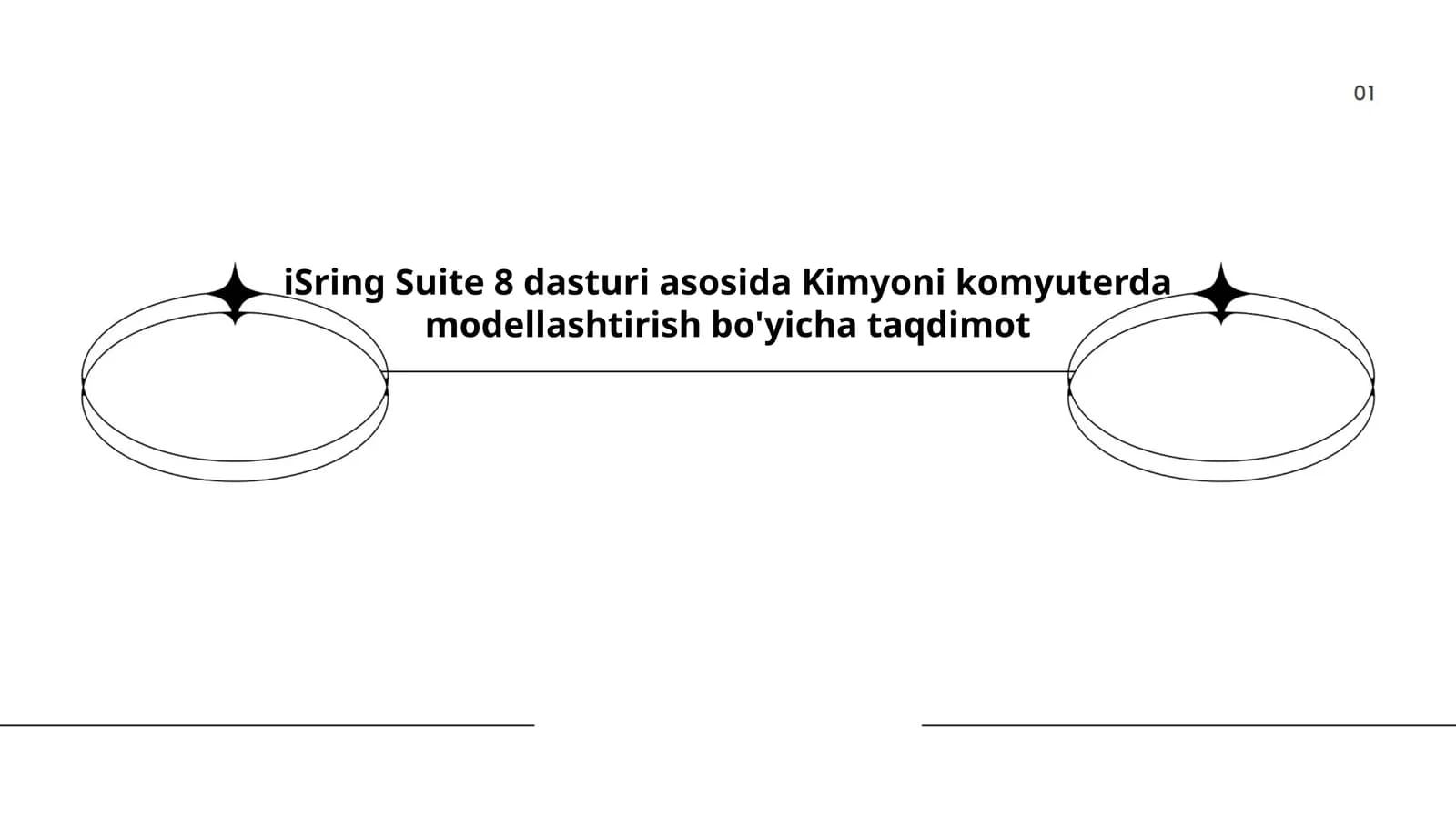 iSpring Suite 8 dasturi asosida Kimyoni komyuterda modellashtirish bo'yicha taqdimot