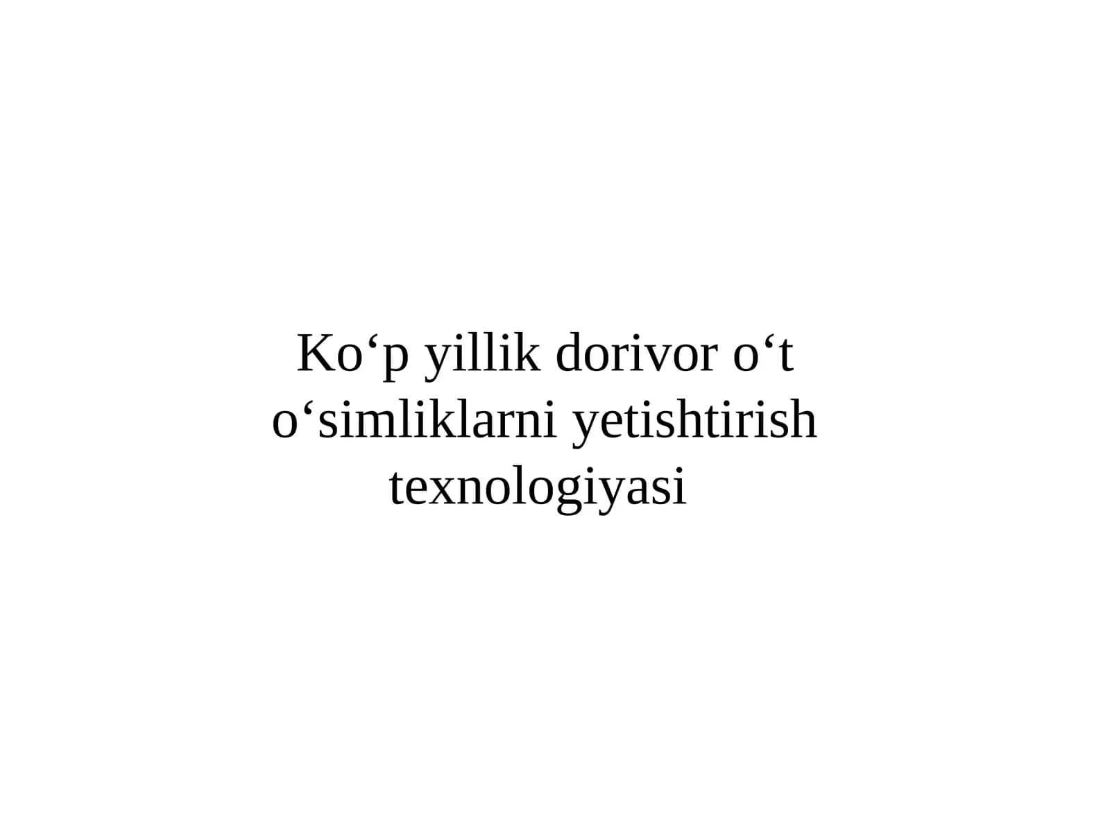 Qalampir yalpizo‘simligini yetishtirish texnologiyasi