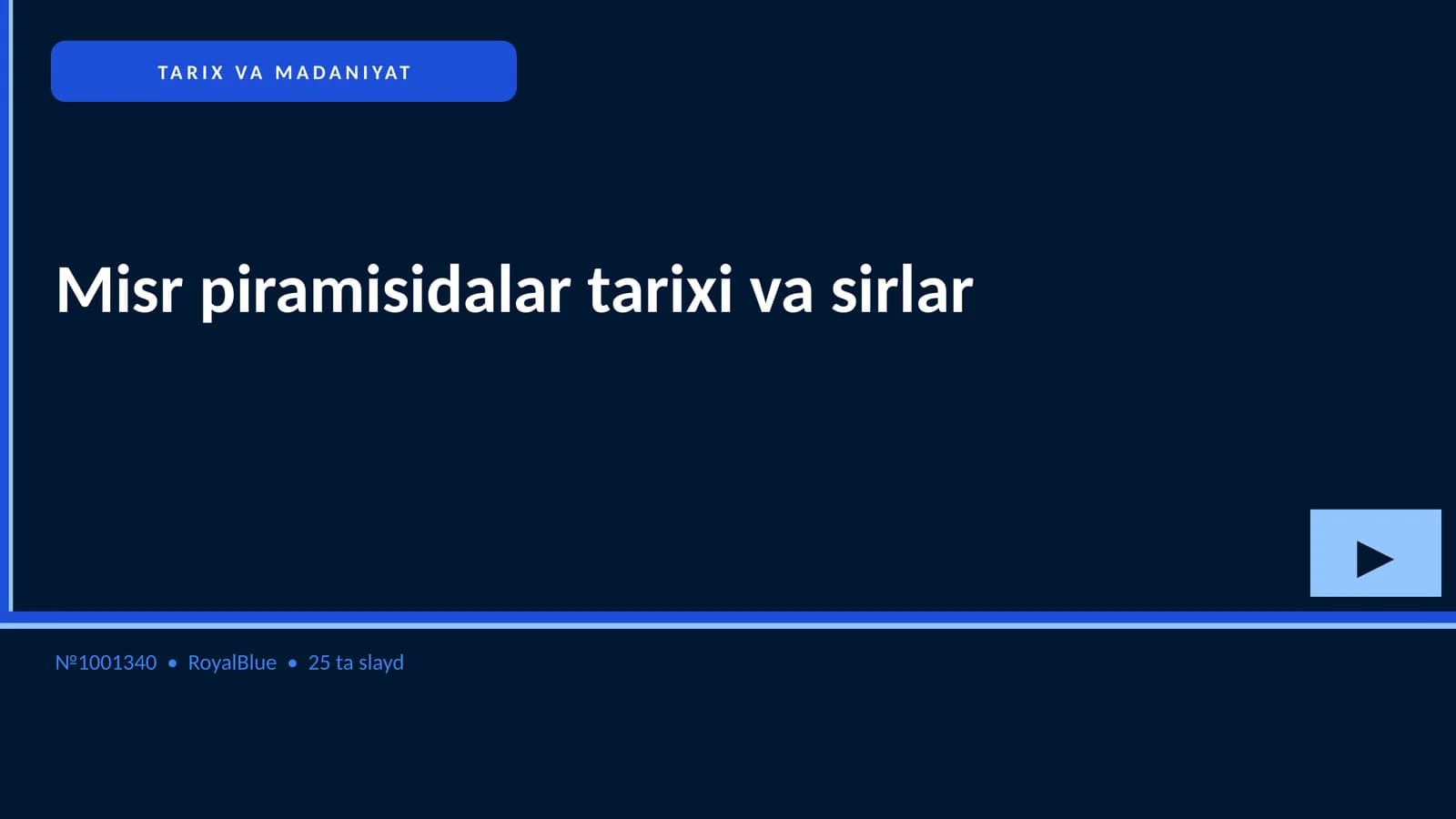 Misr piramisidalar tarixi va sirlar