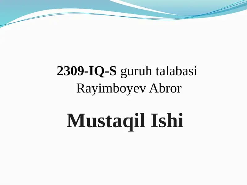 Kichik biznes va xususiy tadbirkorlikni qo'llab-quvvatlash