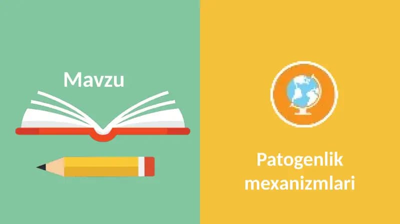 Patogenlik mexanizmlari