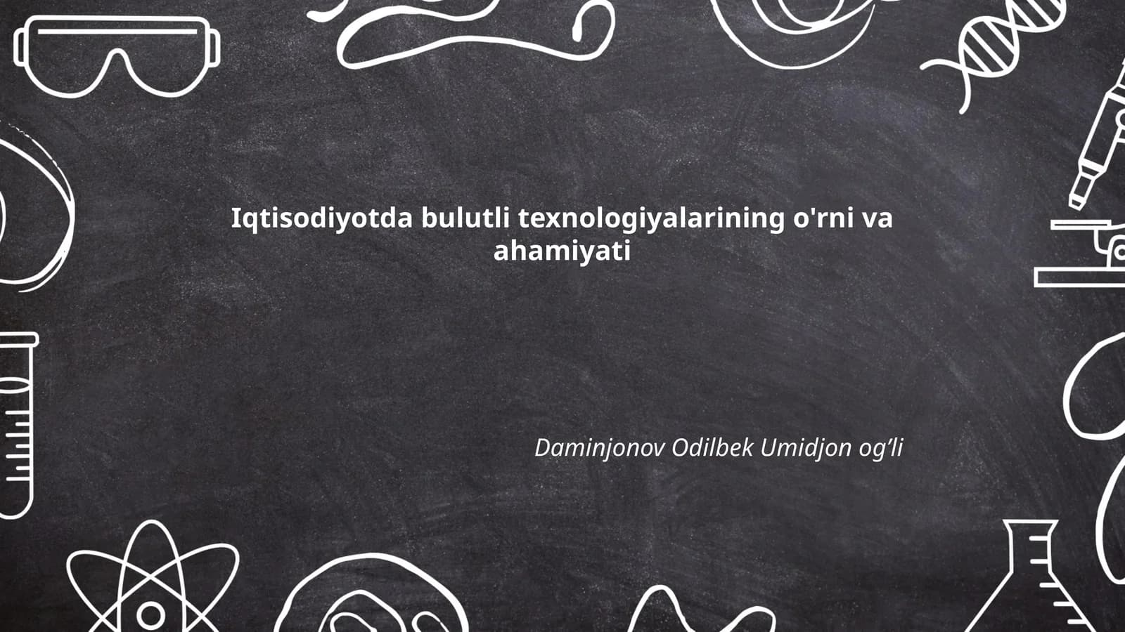 Bulutli texnologiyalar iqtisodiyotda innovatsiyalarni rag‘batlantirishi