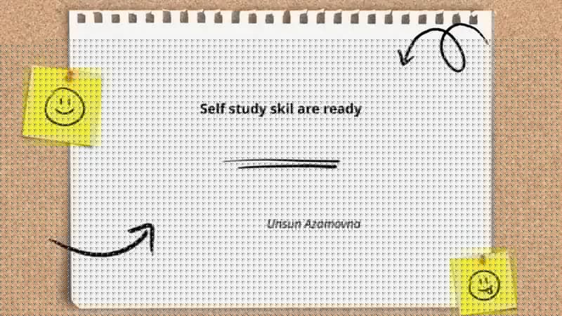Self study skil are ready