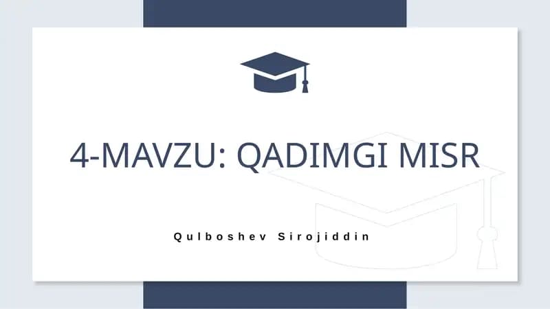Qadimgi Misr
