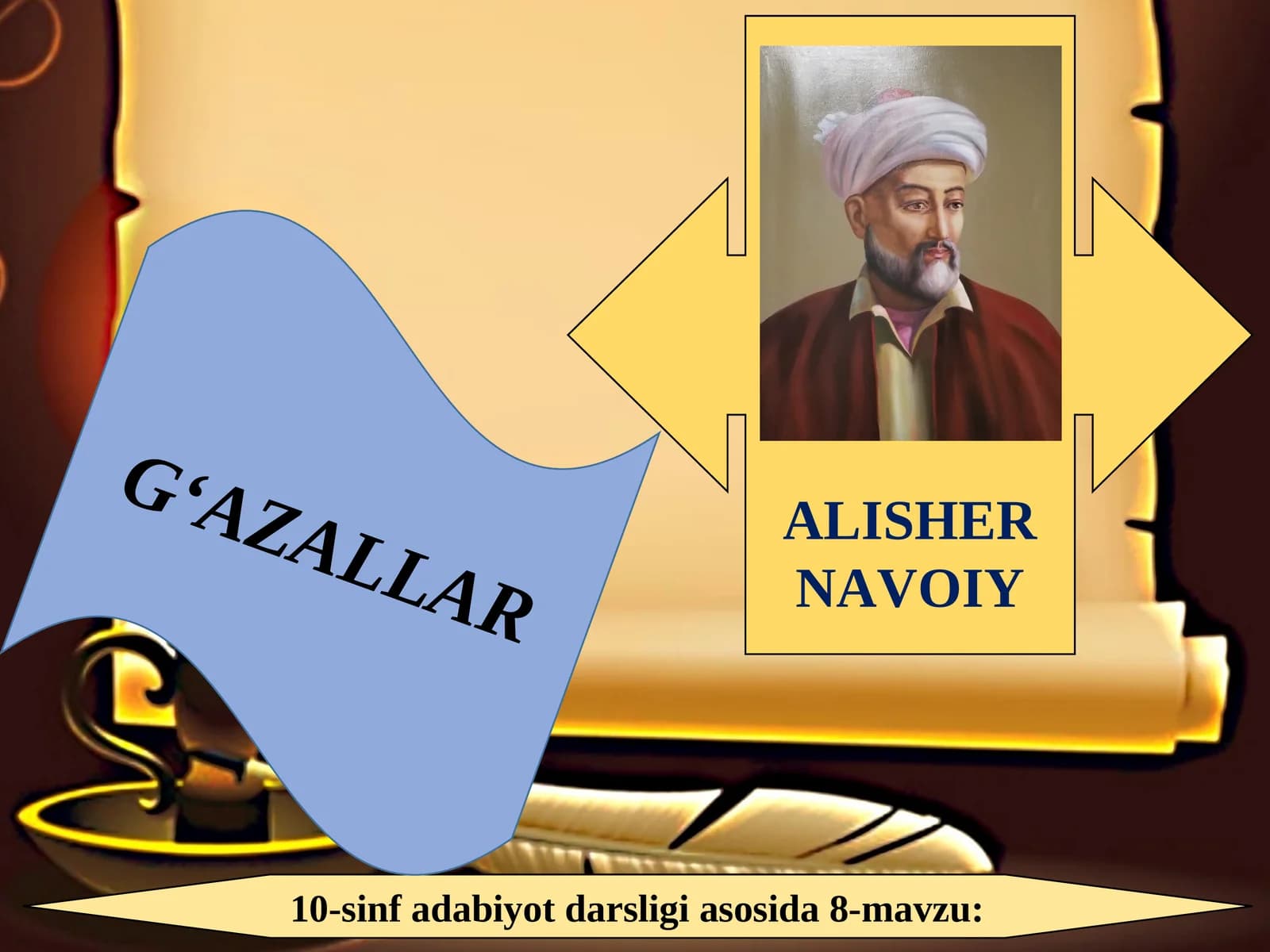 ALISHER NAVOIY G‘AZALLAR