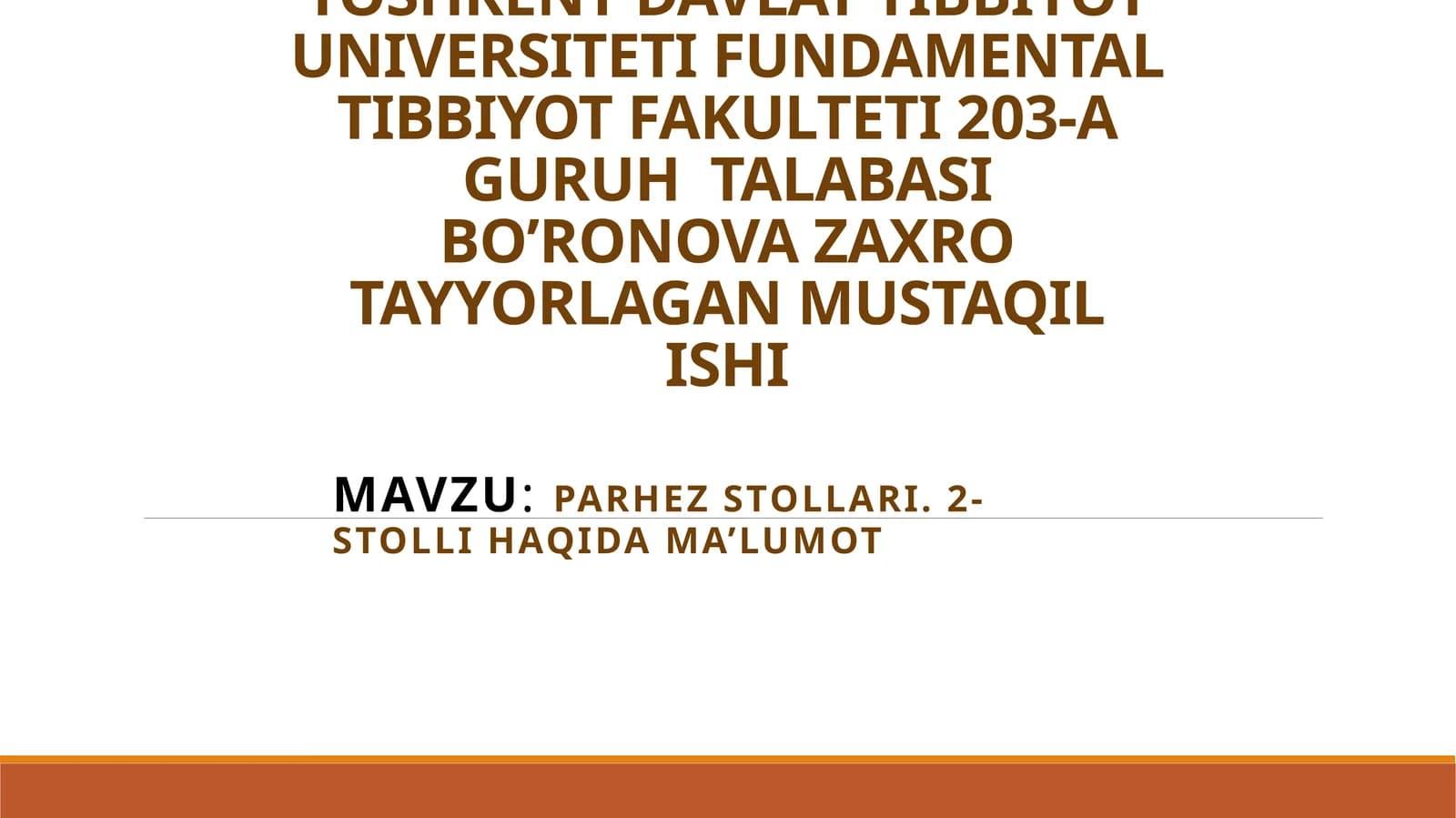 Parhez stollari