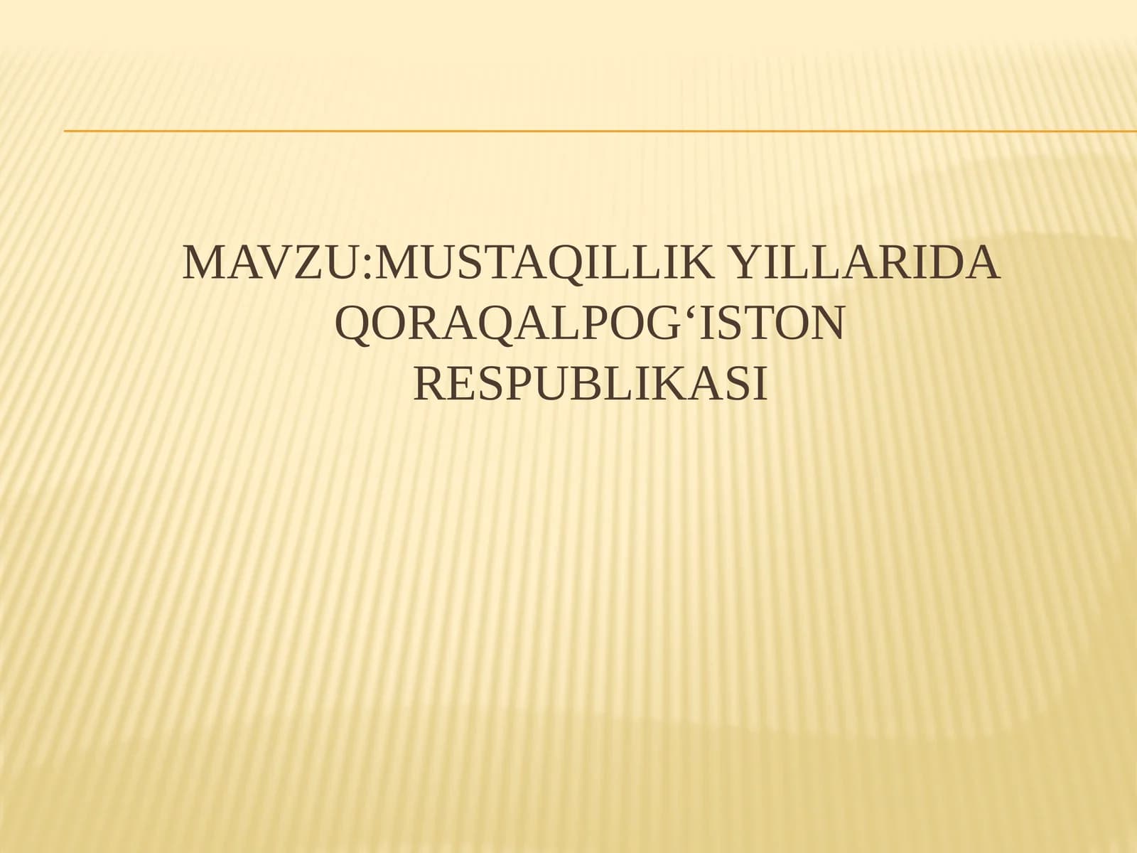 Qoraqalpog‘iston Respublikasi
