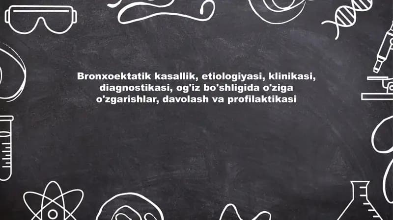 Bronxoektatik kasallik