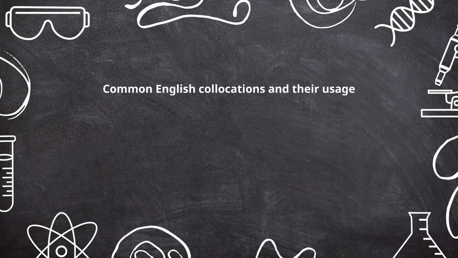 Common English collocations and their usage