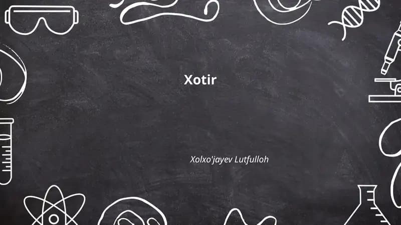 Xotir