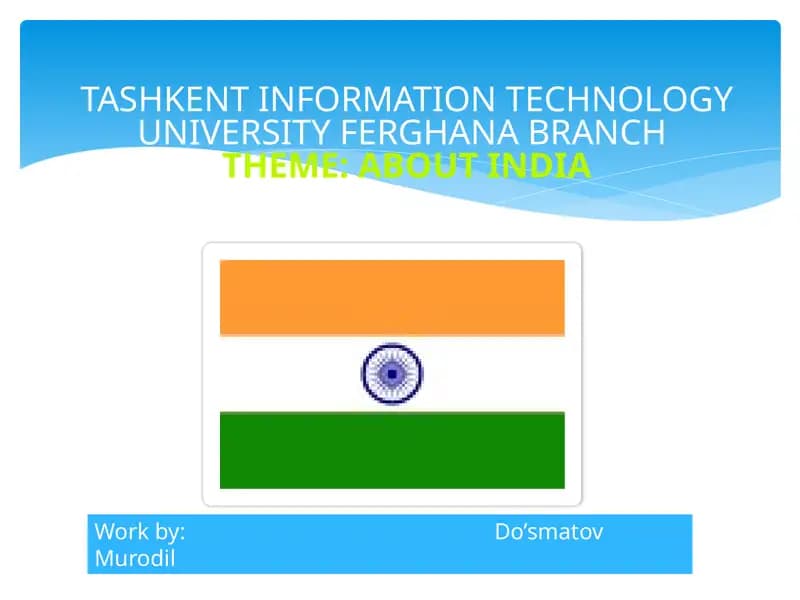 ABOUT INDIA