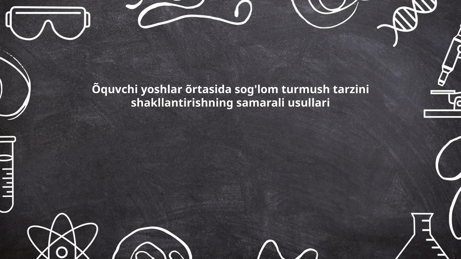 Sog'lom Turmush Tarzi