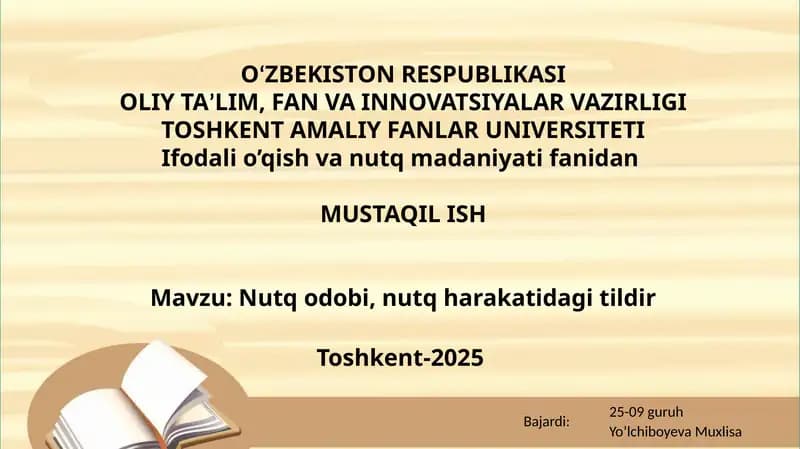 Nutqodobi,nutqharakatidagitildir