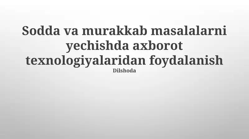 Dilshoda