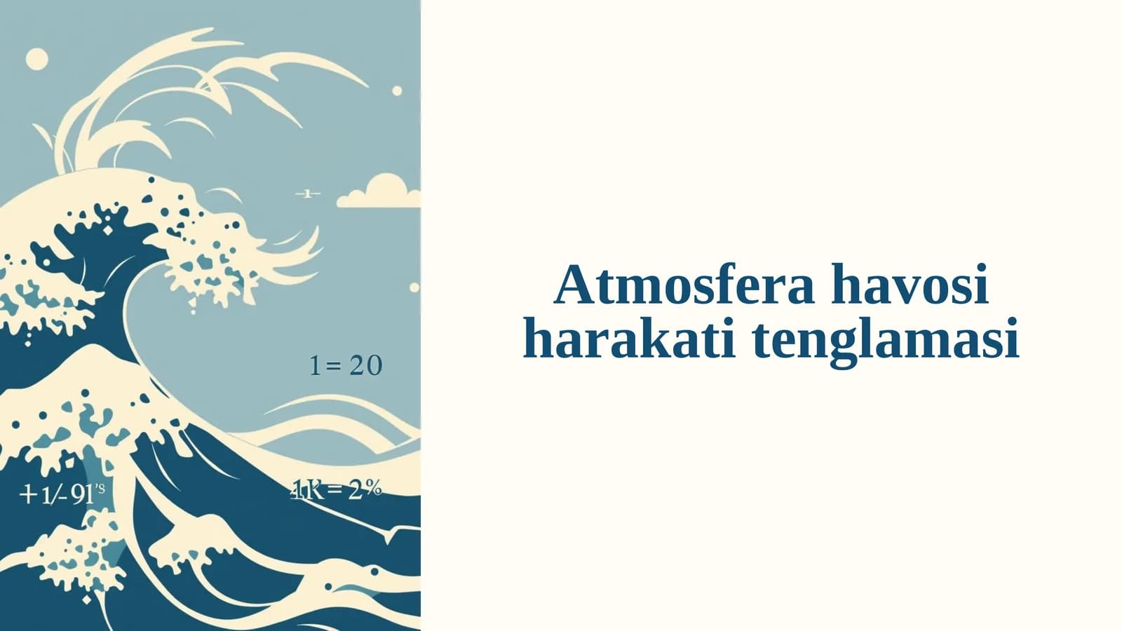 Atmosfera havosi harakati tenglamasi