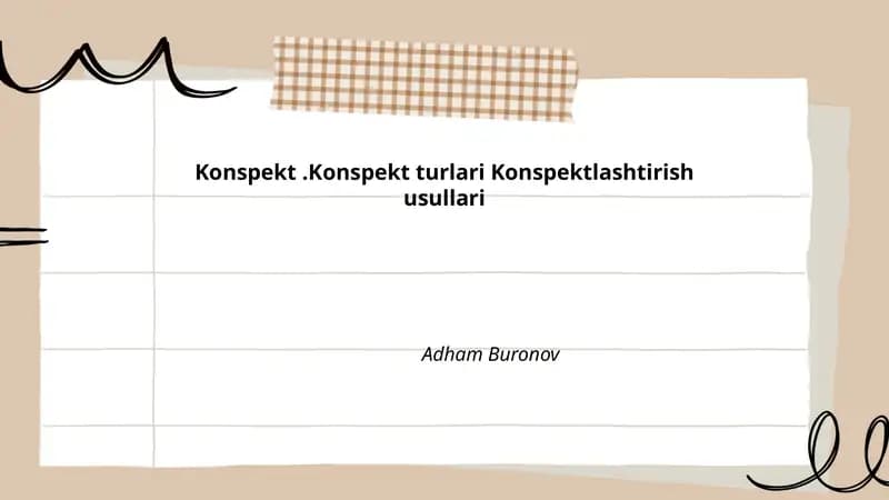 Konspekt