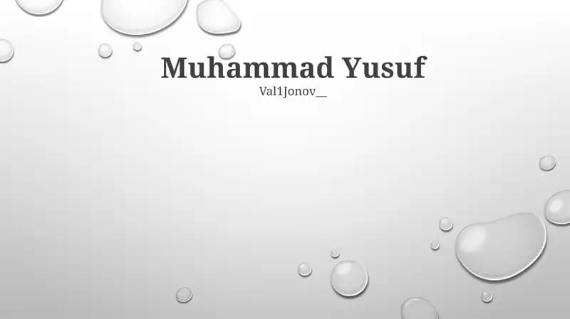Muhammad Yusuf