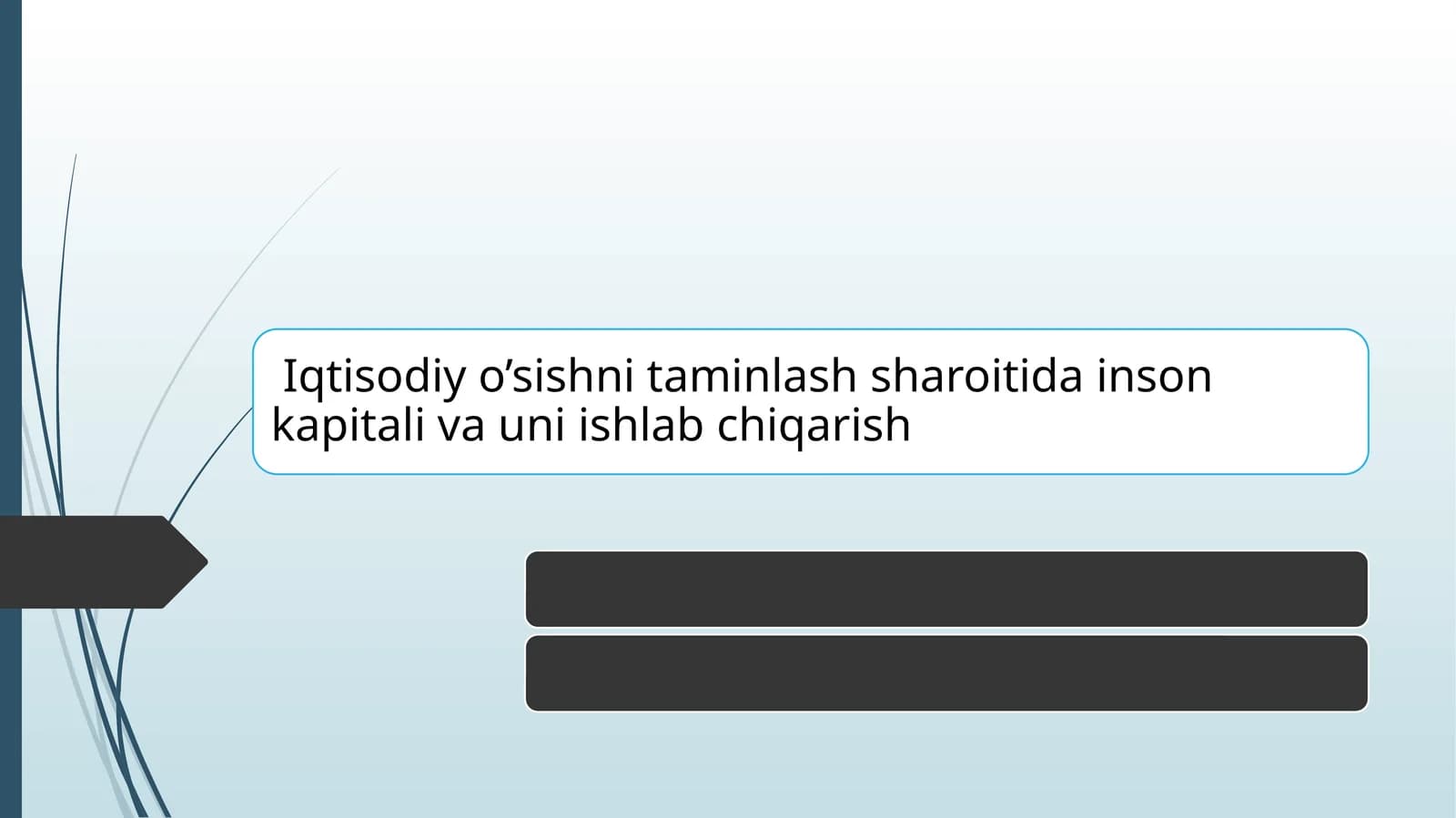 Inson kapitali mazmuni va mohiyati